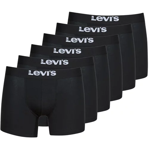 Levi's SOLID BASIC BRIEF PACK X6 Crna
