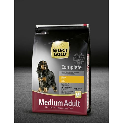 Select Gold dog complete medium adult poultry 12kg Slike