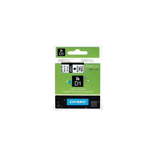 Dymo Traka D1 409130, 9 mm / 7 m (crna/bijela), original Cijene