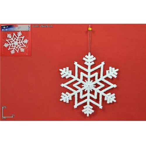 Dekoracija ZA BOR PAHULJICA 25CM AL002602 Slike