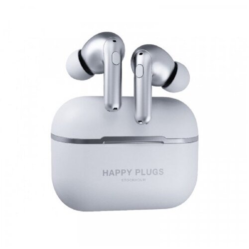 Happy Plugs air 1 zen silver tws srebrne bežične bubice Slike