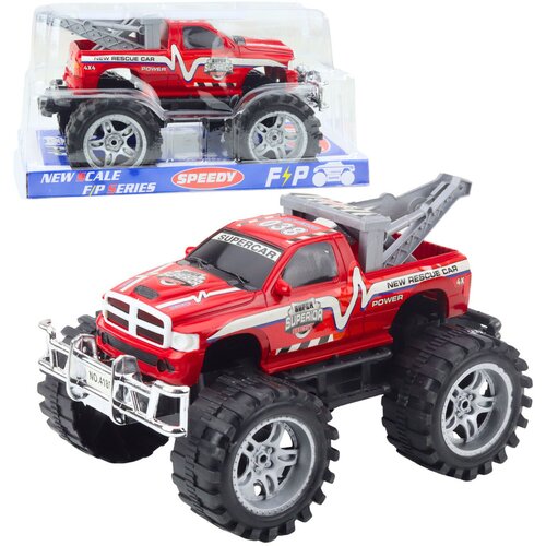  Terenski auto za igru za spašavanje KING 27cm - crveni Cene