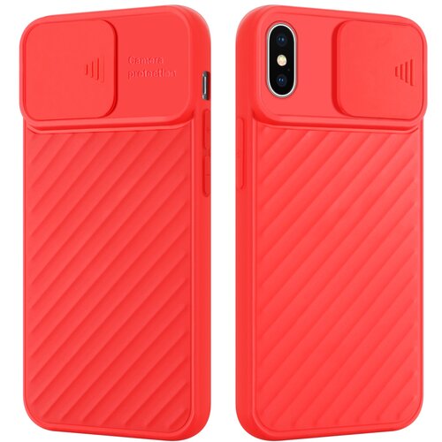 Cadorabo Ohi&scaron;je, združljiv z Apple v Matt Red - Za&scaron;čitni pokrov iz fleksibilnega silikona TPU in z za&scaron;čito pred kamero, (20586943) Cene