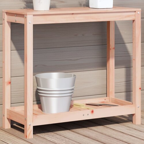 vidaXL Miza za sajenje s polico 82,5x35x75 cm trden douglas les Cene