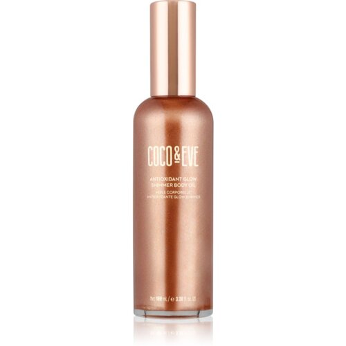 Coco &amp;amp; Eve Sunny Honey Antioxidant Glow Shimmer Body Oil posvetlitveno olje za telo 100 ml Slike