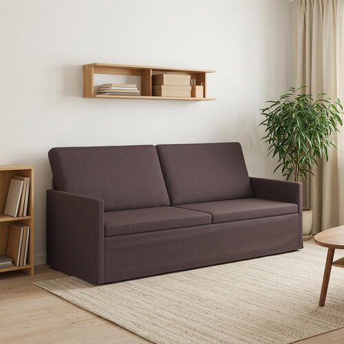 SOFA za 3 osobe Tamno smeđa 190 x 81 x 82 cm Tkanina Cene