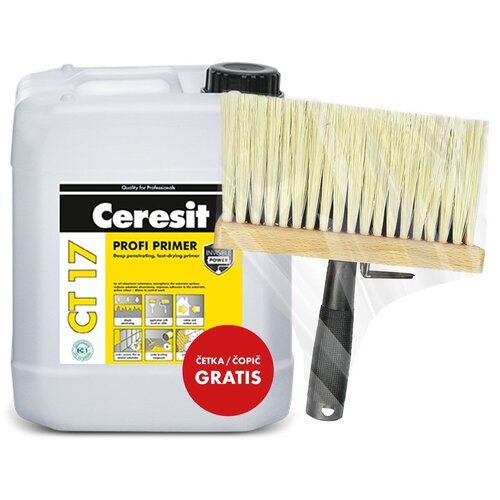 Ceresit Univerzalni temeljni premaz CT 17 + četka (Bijela, 5 l) Slike
