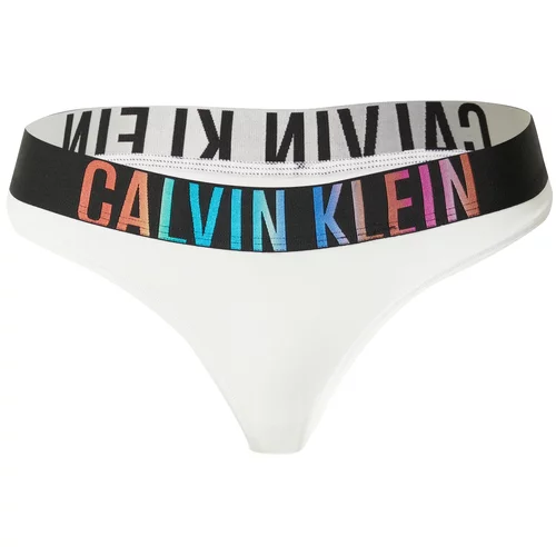 Calvin Klein Underwear Tanga gaćice 'Power Pride' svijetloplava / narančasta / crna / bijela