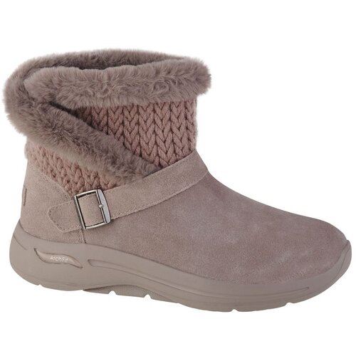 Skechers Polškornji Go Walk Arch Fit - True Embrace Rožnata Cene