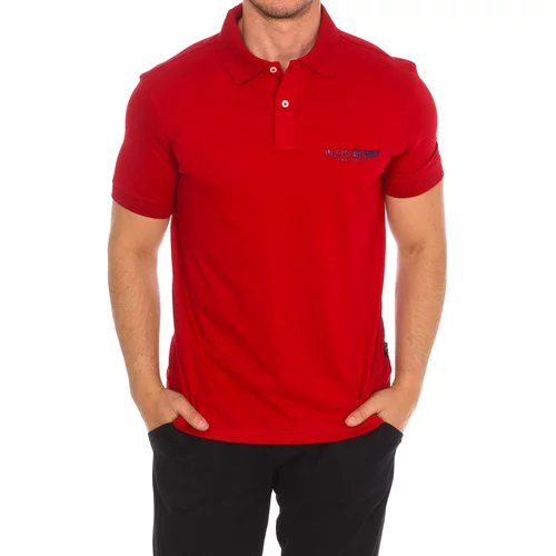 Philipp Plein Sport Polo majice kratki rokavi PIPS500-52 Rdeča