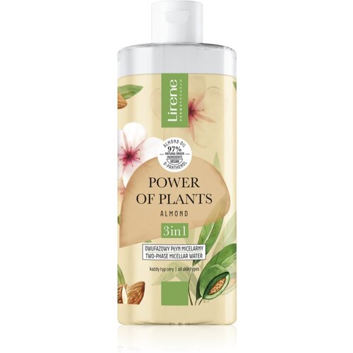 Lirene Power of Plants Almond micelarna voda 3 u 1 s umirujućim djelovanjem 400 ml Slike