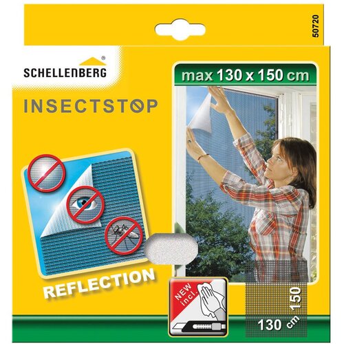 SCHELLENBERG Insect Stop Mrežica za zaštitu od insekata (Š x V: 150 x 130 cm, Boja tkanine: Antracit, Pričvršćivanje stezanjem, Prozor) Cijene
