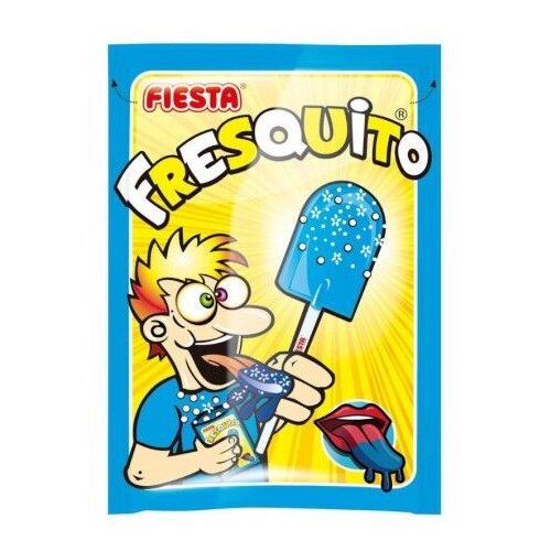 Fiesta Fresquito lizalice obojeni jezik s kiselim prahom 680g / kutija 40 kom / XXL Slike