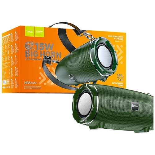 hoco. Zvučnik bežični, Bluetooth, 3600mAh, 15 W – HC5 Cool Enjoy Dark Green Cijene