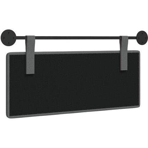  Držeće uzglavlje Zidne tkanina - Tamno siva 100 cm bez LED Slike
