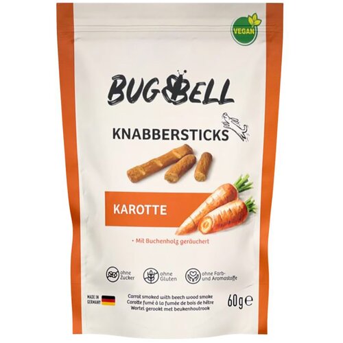 BugBell palčke za žvečenje s korenjem - Varčno pakiranje: 4 x 60 g Cene