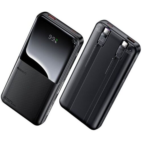 Remax RPP-679 Crni Power Bank 20W+QC 22.5W sa 2 Brza Kablova 10000mAh Cene