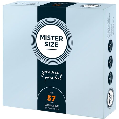 Mister Size Kondomi 57mm, 36 kom Slike