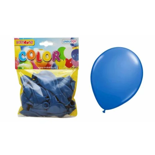 Unikatoy baloni 24785, modri, 24 kosov