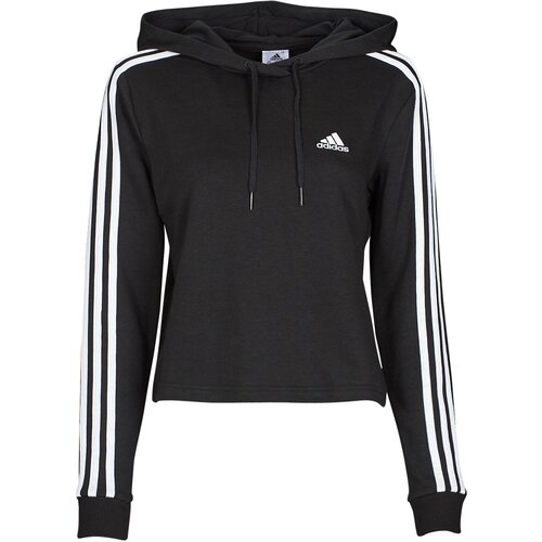 Adidas Ženski duks sa kapuljačom 3S FT Cro HD, Crni Slike