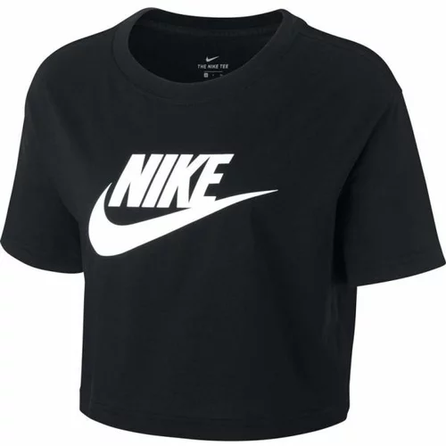 Nike NSW TEE ESSNTL CRP ICN FTR W Ženska majica, crna, veličina