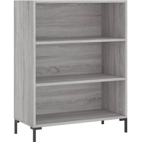 Maison Chic Knjižna omara - Knjižni regal siva sonoma 69,5x32,5x90 cm inženirski les, (21724857) Slike