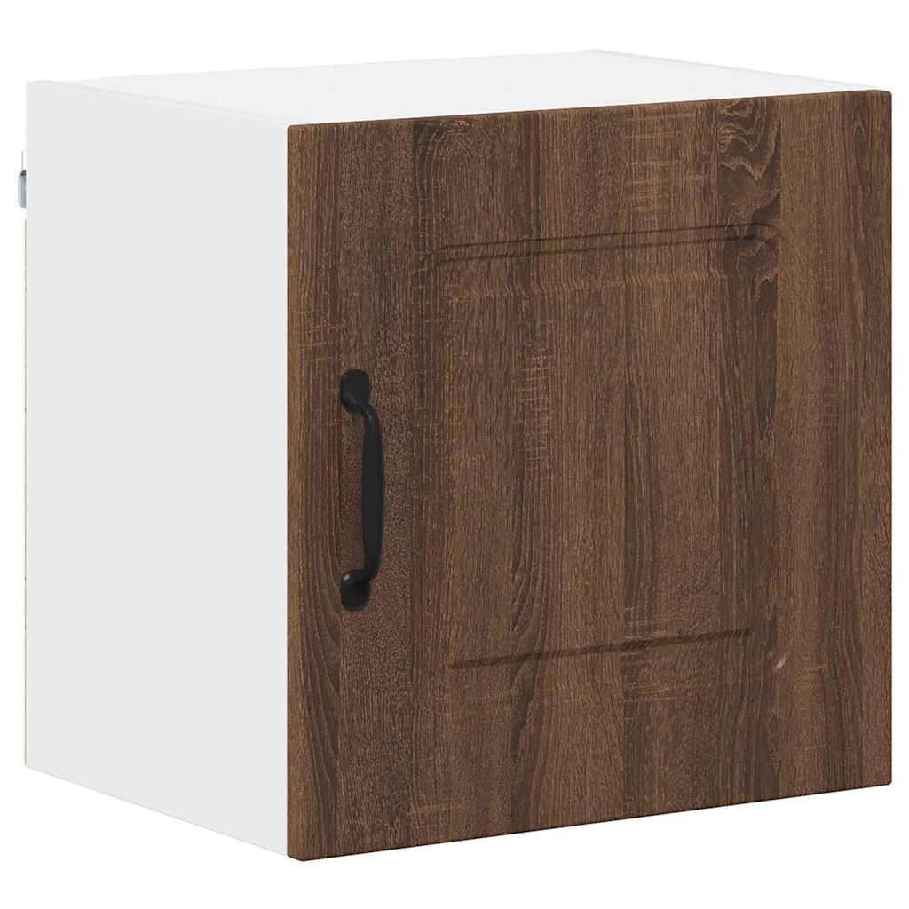  Zidni kuhinjski ormarić Zidne 2 pcs Smeđi hrast 40 x 31 x 40 cm Slike