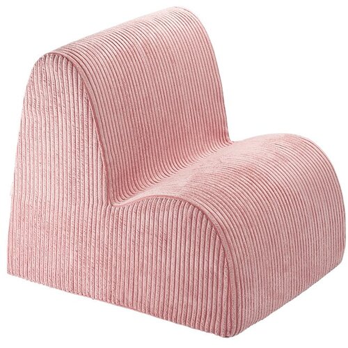 Wigiwama Rožnat otro&amp;scaron;ki fotelj iz rebrastega žameta Cloud &amp;ndash; Slike