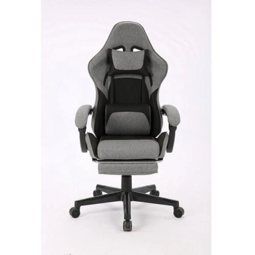 Eplaygame Gaming stolica ePlayGame HC-4095 BDG platno/tamno sivo crna Slike