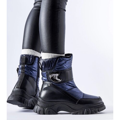 Gemre Navy snow boots with a chunky sole Carta Cene