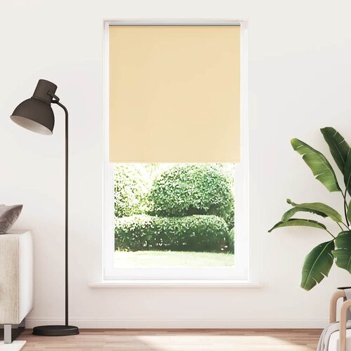 VidaXL Rolo zatemnjena bež 100x210 cm tkanina &amp;scaron;irina 95,7cm poliester Slike