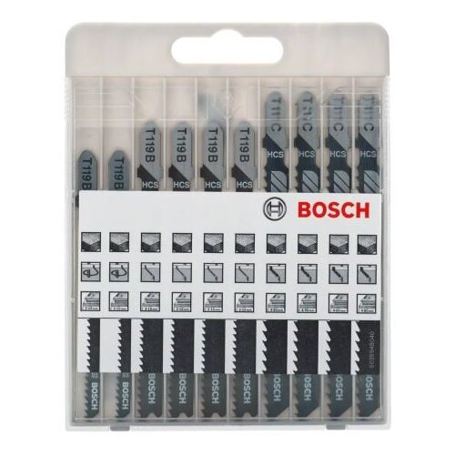 Bosch 10-dijelni set listova ubodne pile Basic for Wood - 2 607 010 629 Cijene