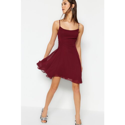 Trendyol Dress - Burgundy - Skater Cijene