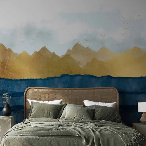  Foto tapeta - Dawn in the Mountains - Second Variant 450x315 Premium Cene