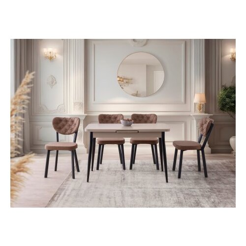Hanah home Trpezarijski sto Ay - 1185, 120x75x70 cm, Bež Cene