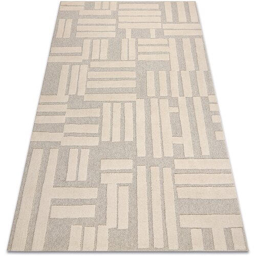 RugsX Preproge FLUX 461.95.AE110 volnena preproga OSTA - geometri 200x300 cm Bež Cene