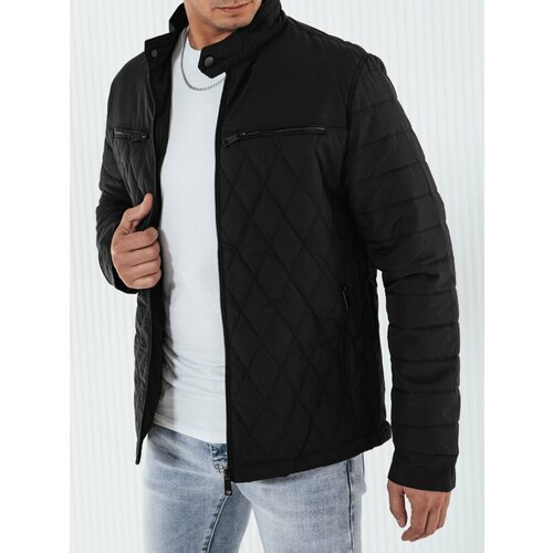 DStreet Men's Black Quilted Jacket Cene