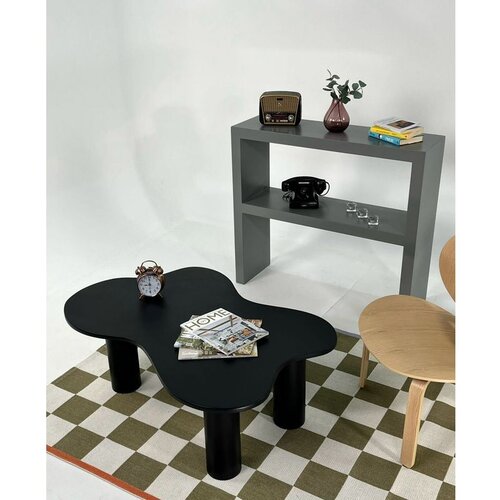 Hanah home Bloom - Black Black Coffee Table Cene