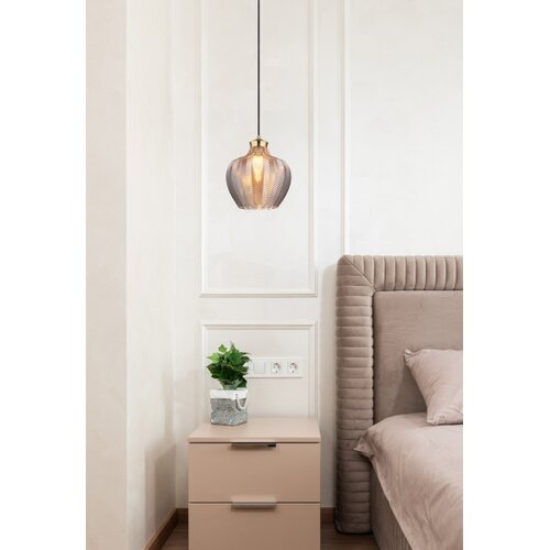 Globo 15898H1 - Luster na sajli JESSICA 1xE27/60W/230V &amp;Oslash; 22 cm zadimljeno staklo Slike
