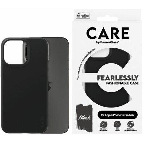 PanzerGlass OVITEK CARE BY ZA IPHONE 15 PRO MAX ČRN, (21897382) Cene