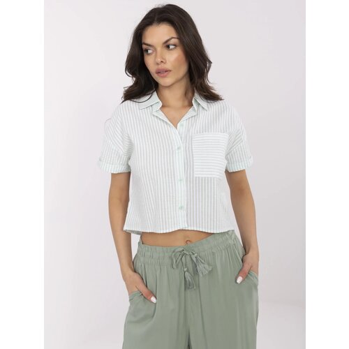 Vinceotto Shirt-NM-KS-KA-01148.50P-white-green Cene