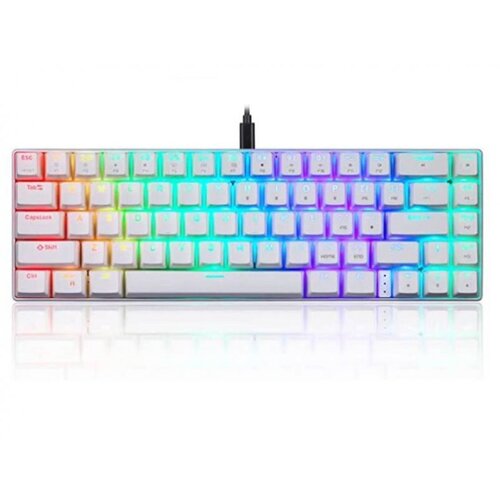 Motospeed CK67 RGB mehanska tipkovnica (bela) Slike