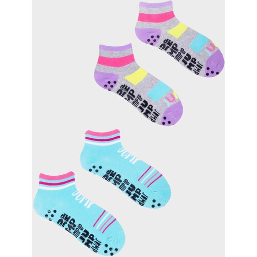 Yoclub Kids's Trampoline Socks 2-Pack SKS-0021G-AA0A-001 Slike