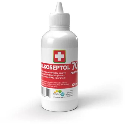 Esensa Alkoseptol 70% rastvor, 100 ml Slike
