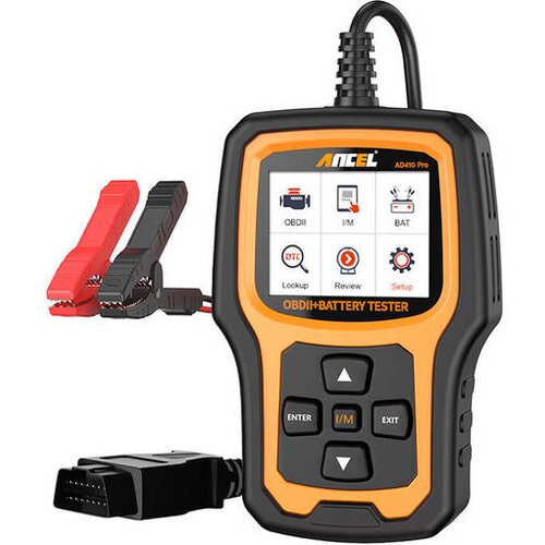 Ancel Diagnostični skener 2v1 OBD2 in baterijski tester AD410 PRO Cene