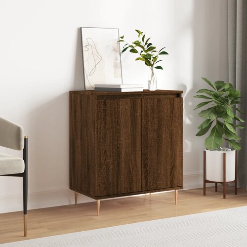 VidaXL Komoda rjav hrast 60x35x70 cm inženirski les Slike