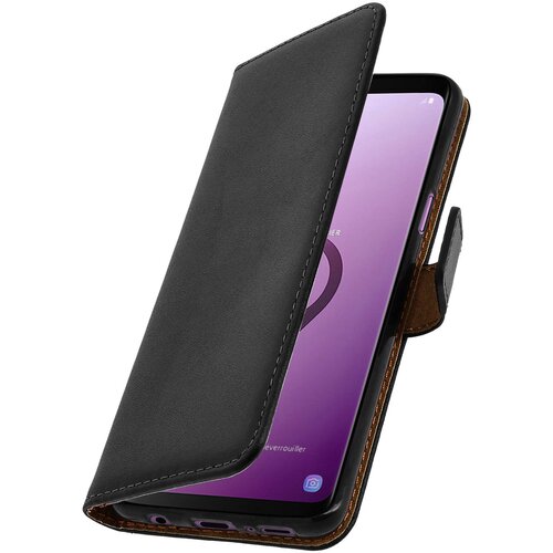 Avizar usnjena folija torbica za samsung galaxy S9, stojalo za video iz pravega usnja, črna, (20526957) Cene