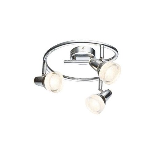 Lampa spot 3x4W LED Hrom/staklo 3000K Slike