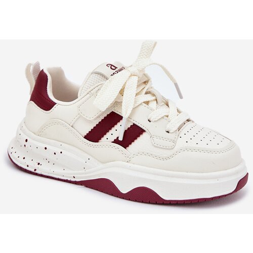 Boto Children's Sneakers On The Platform Beige-Red Grellio Cijene