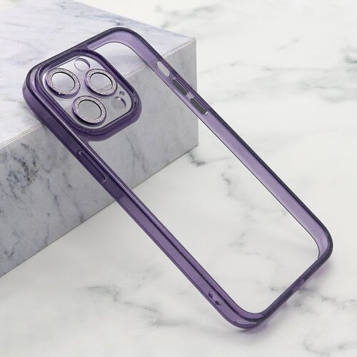 Maska diamond lens za iphone 14 pro max/ ljubičasta Slike